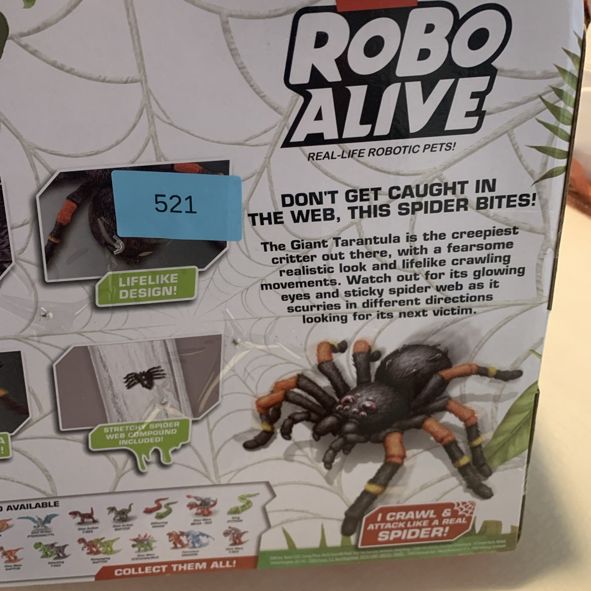 Robo Alive Giant Tarantula Realistic Spider Toy for Epic Pranks and Fun10