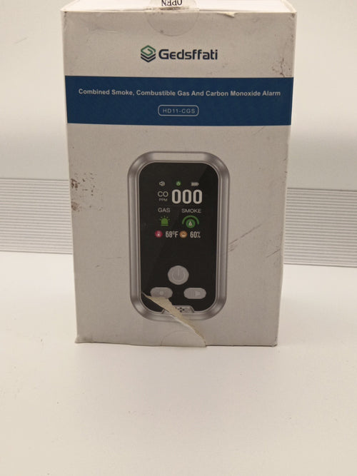 Gedsffati  Smoke, Combustible Gas,  Carbon Monoxide Alarm, model HD11-CGS. New