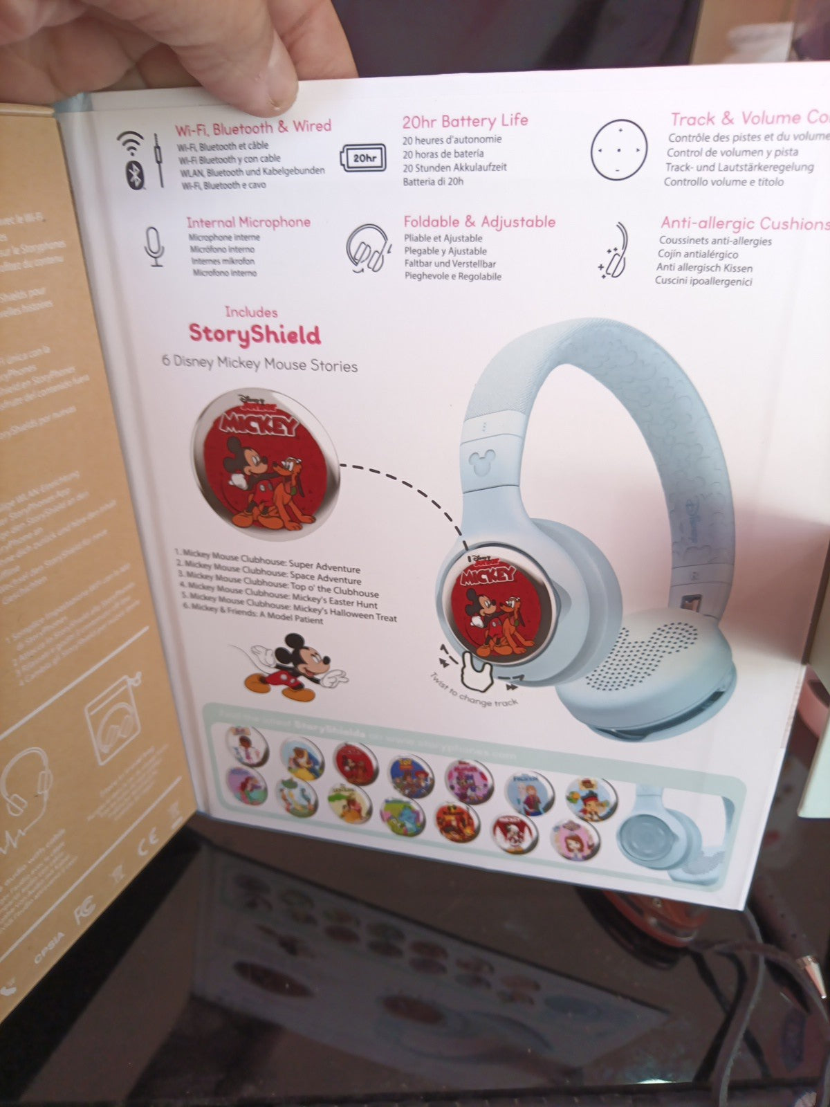 STORYPHONES Disney Kids Bluetooth Storytelling Headphones5