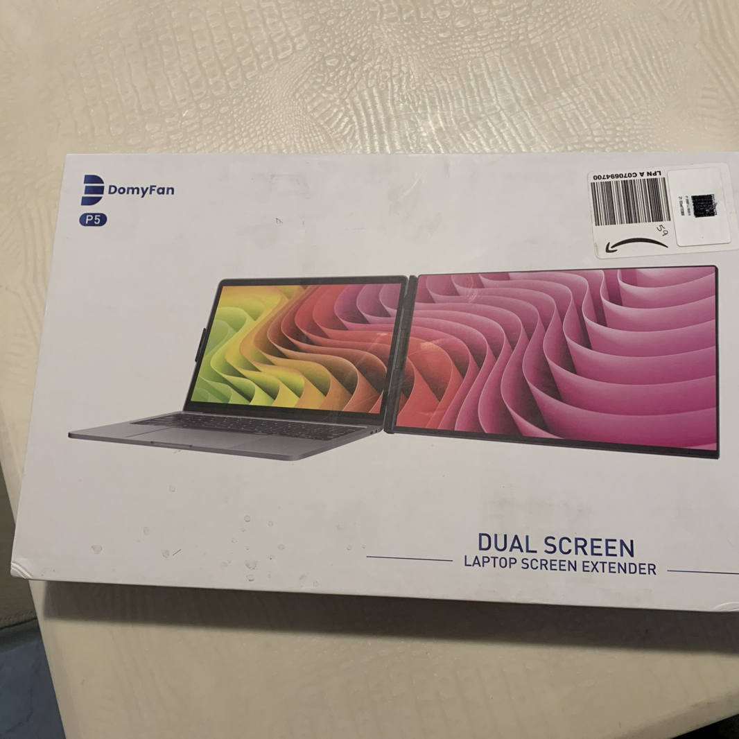 P5 15.6" Dual Portable Laptop Screen Monitor–1080p IPS Display, USB-C & HDMI0