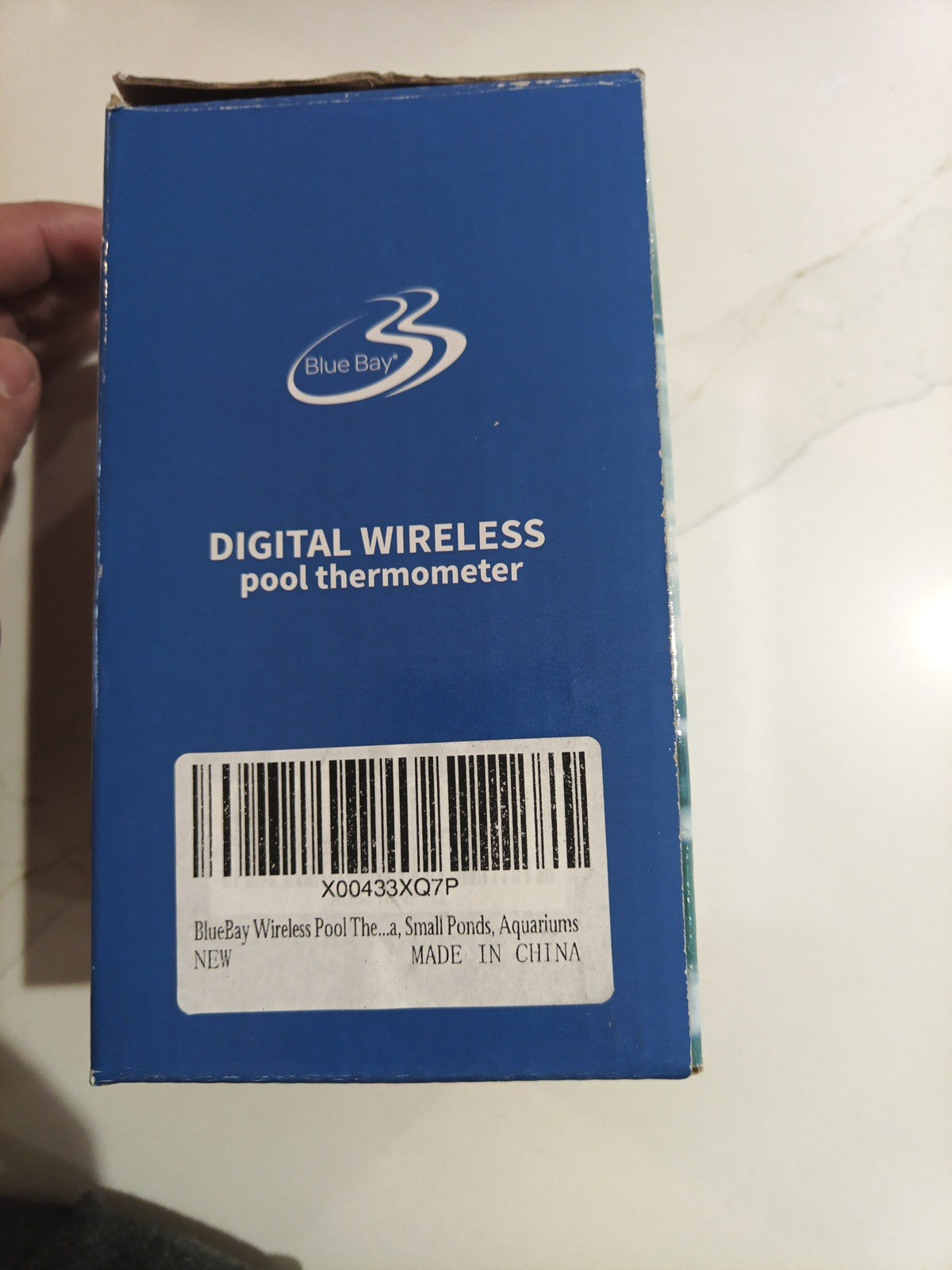 Wireless Pool Thermometer, Floating Easy Read,  Digital Thermo Blue Bay TH-DW013