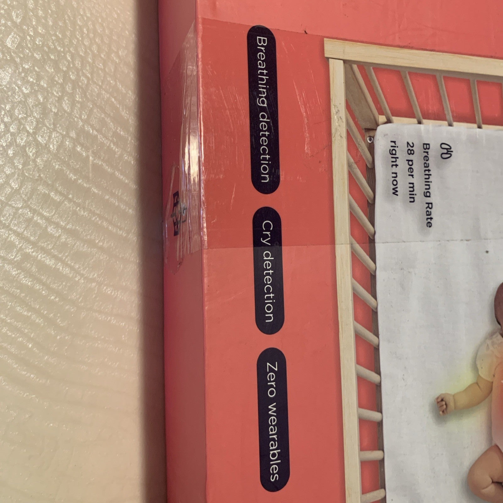 Luna 2.4GHz WiFi Baby Camera Monitor & Floor Stand, Sensor-Free Infant Breath...4