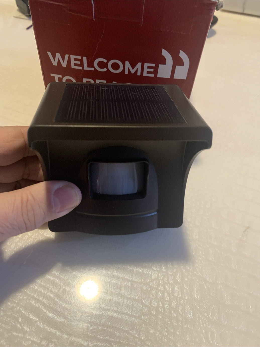 eMACROS 1/2 Mile Long Range Solar Wireless Driveway Alarm Outdoor, Wi-Fi0