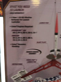 ESTES TANDEM-X FLYING MODEL ROCKET KIT #14698