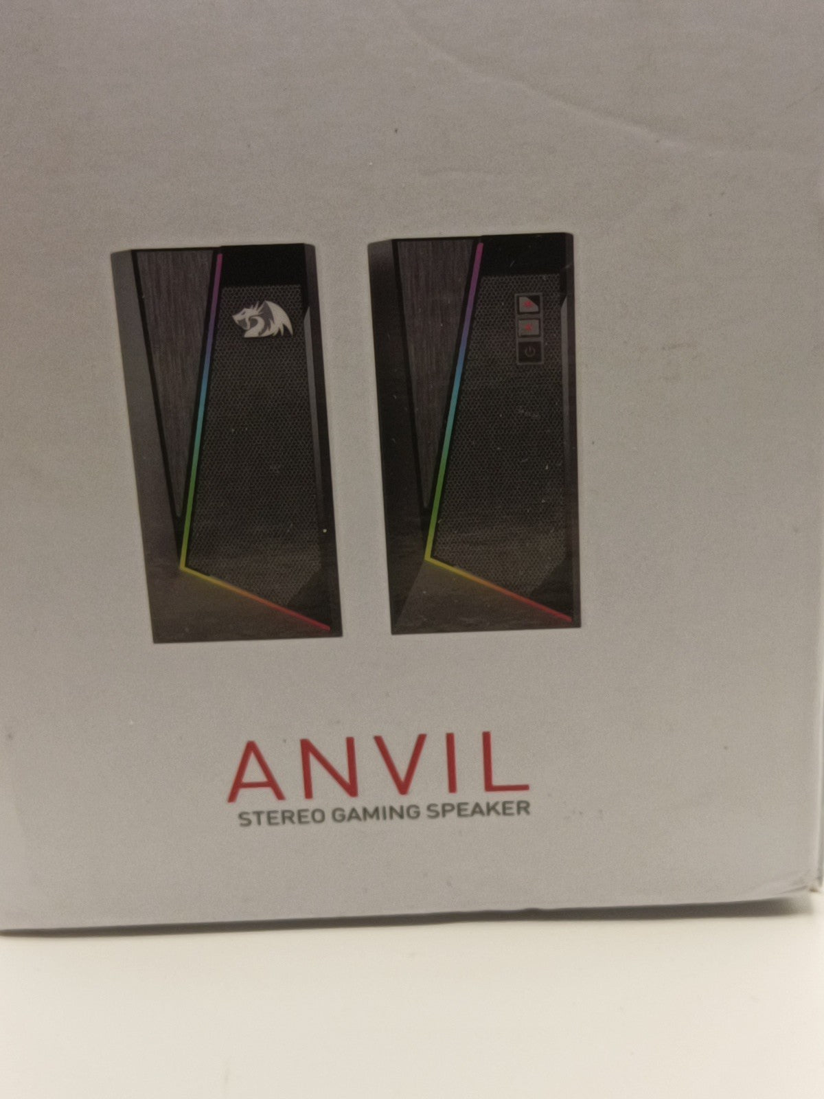 Redragon GS520 Anvil RGB LED Stereo Gaming Speakers, USB + 3.5mm3