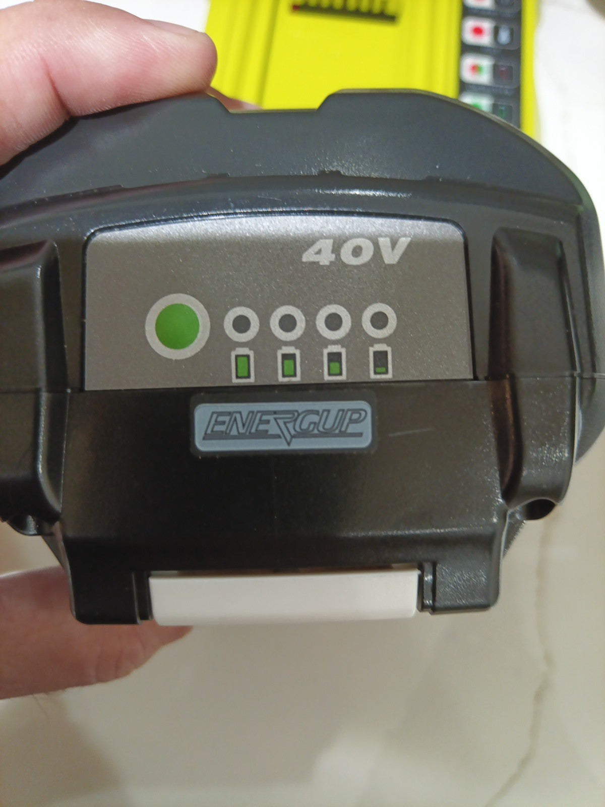 1~4x 6.0/8.0AH Battery/Charger For Ryobi 40V Lithium-Ion OP4026 OP40601 OP4050A9