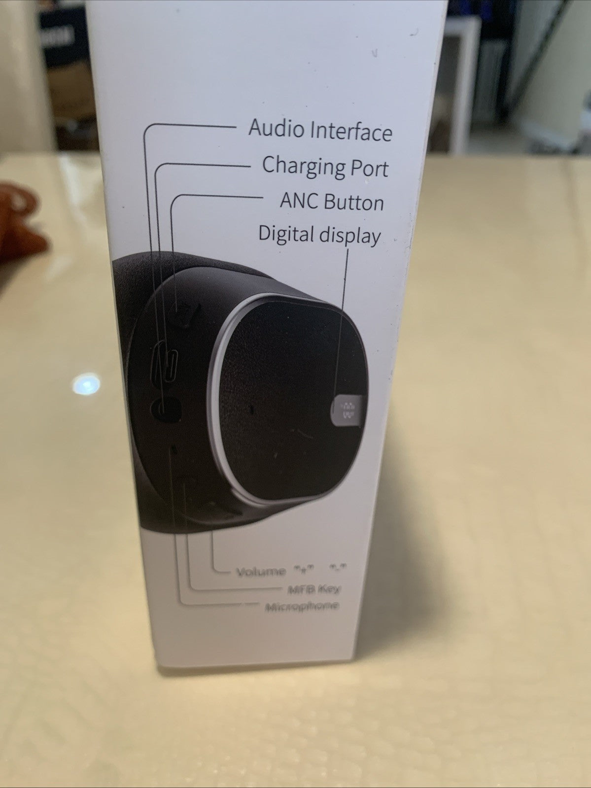 Sisism H2 ANC Extra Bass Over The Ear Wireless Headphones - Black1
