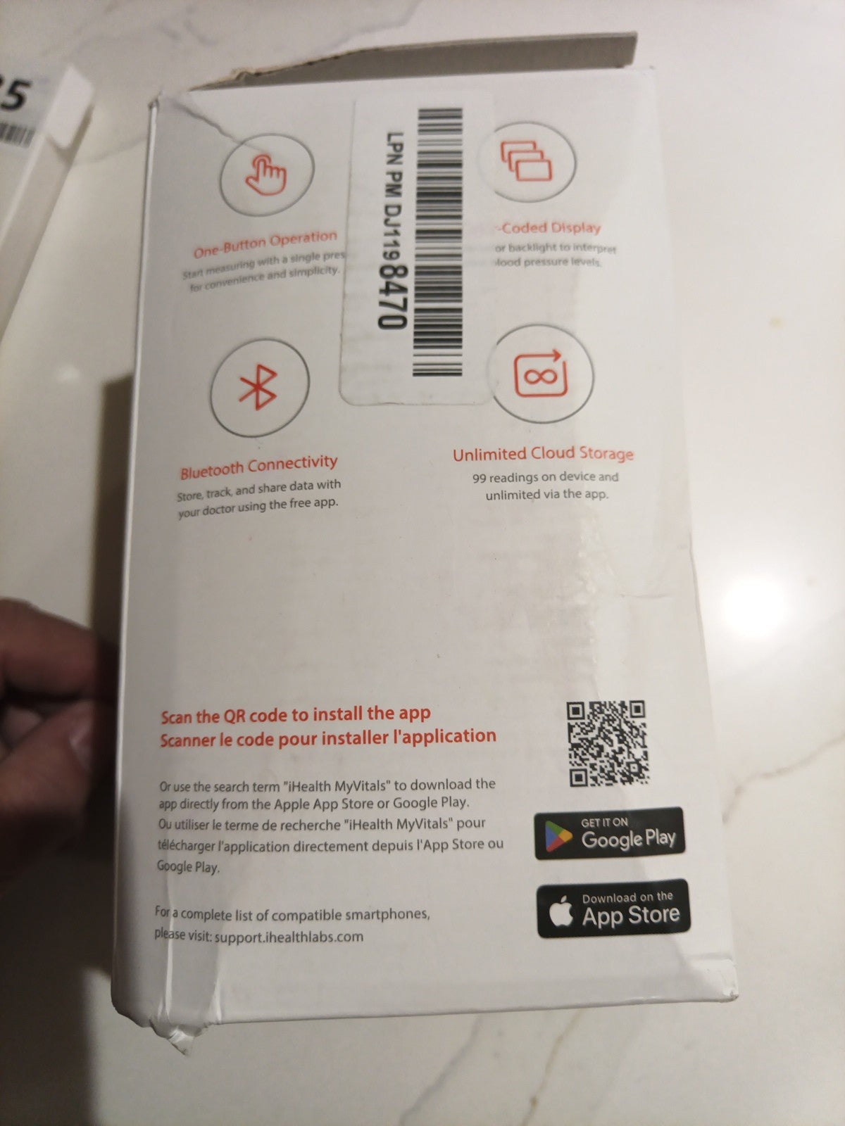 iHealth Track Connected Blood Pressure Monitor With Bluetooth And App1