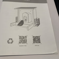 Solution4Patio Smart Bird Feeder AI Bird Identification. Ip65, Solar,  HD6