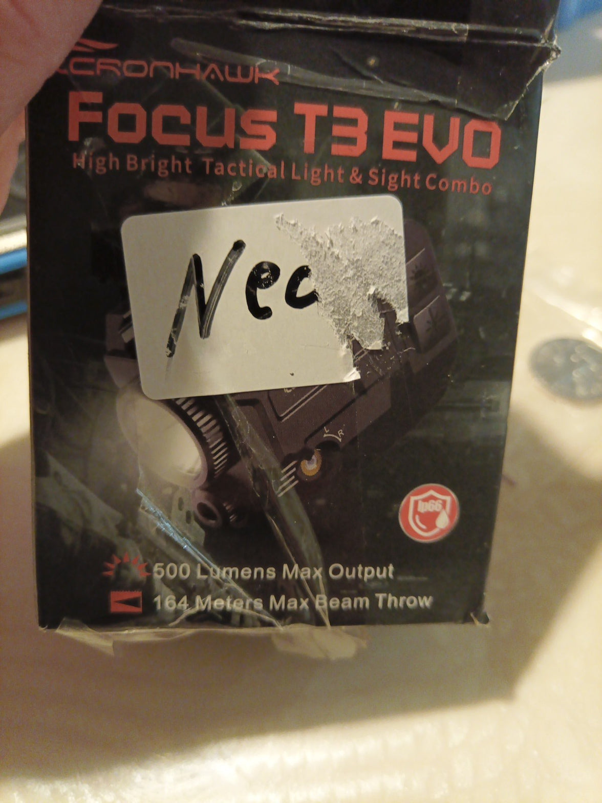 Auclaytec Focus T3 Evo Black High Bright Tactical Light And Laser Sight Combo5