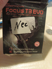 Auclaytec Focus T3 Evo Black High Bright Tactical Light And Laser Sight Combo5