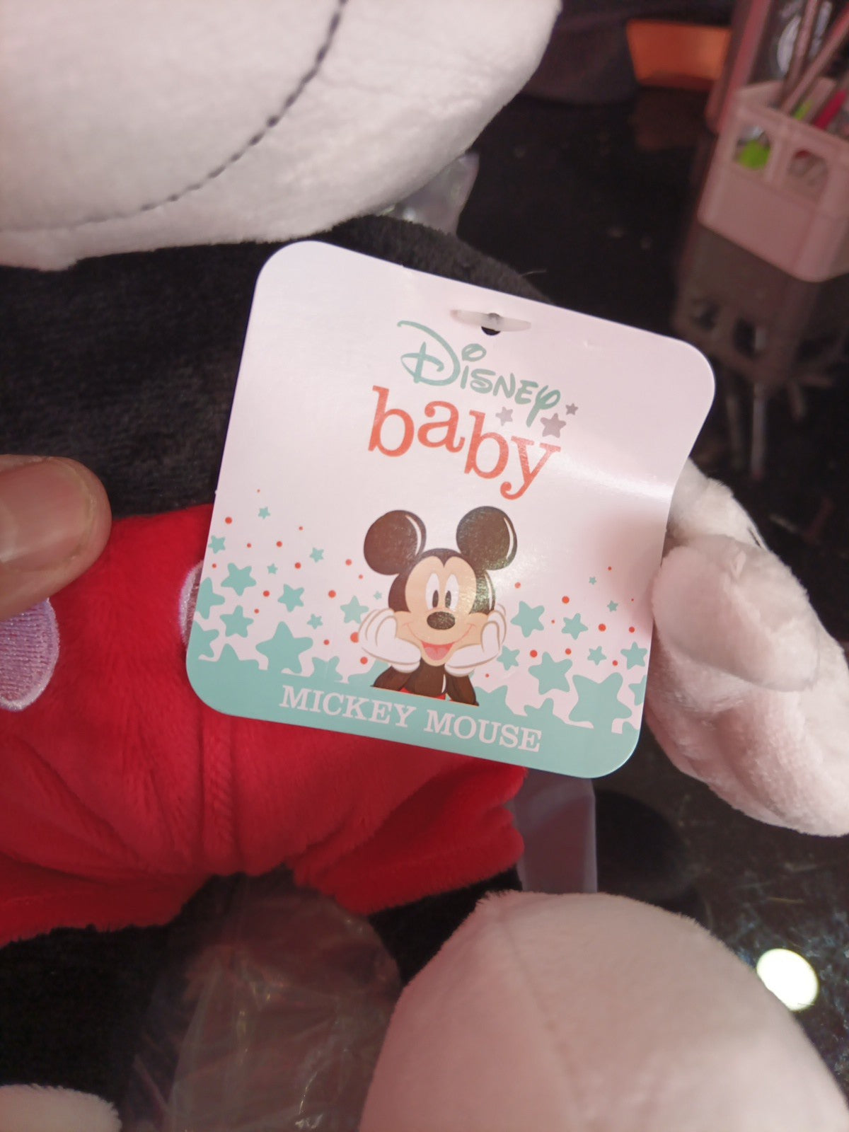 Disney Baby Mickey Mouse Plush Lambs & Ivy 13.5"3