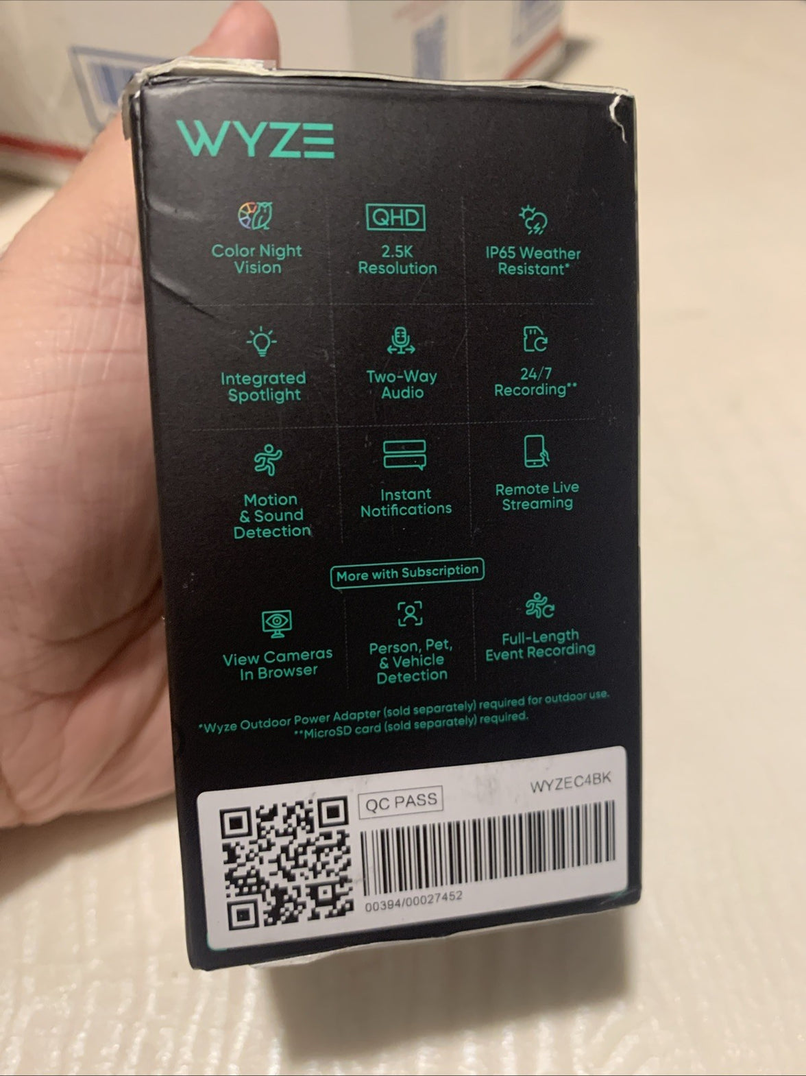 Wyze Cam v4, 2.5K WiFi Security Camera, Indoor/Outdoor Cameras for Home Security3