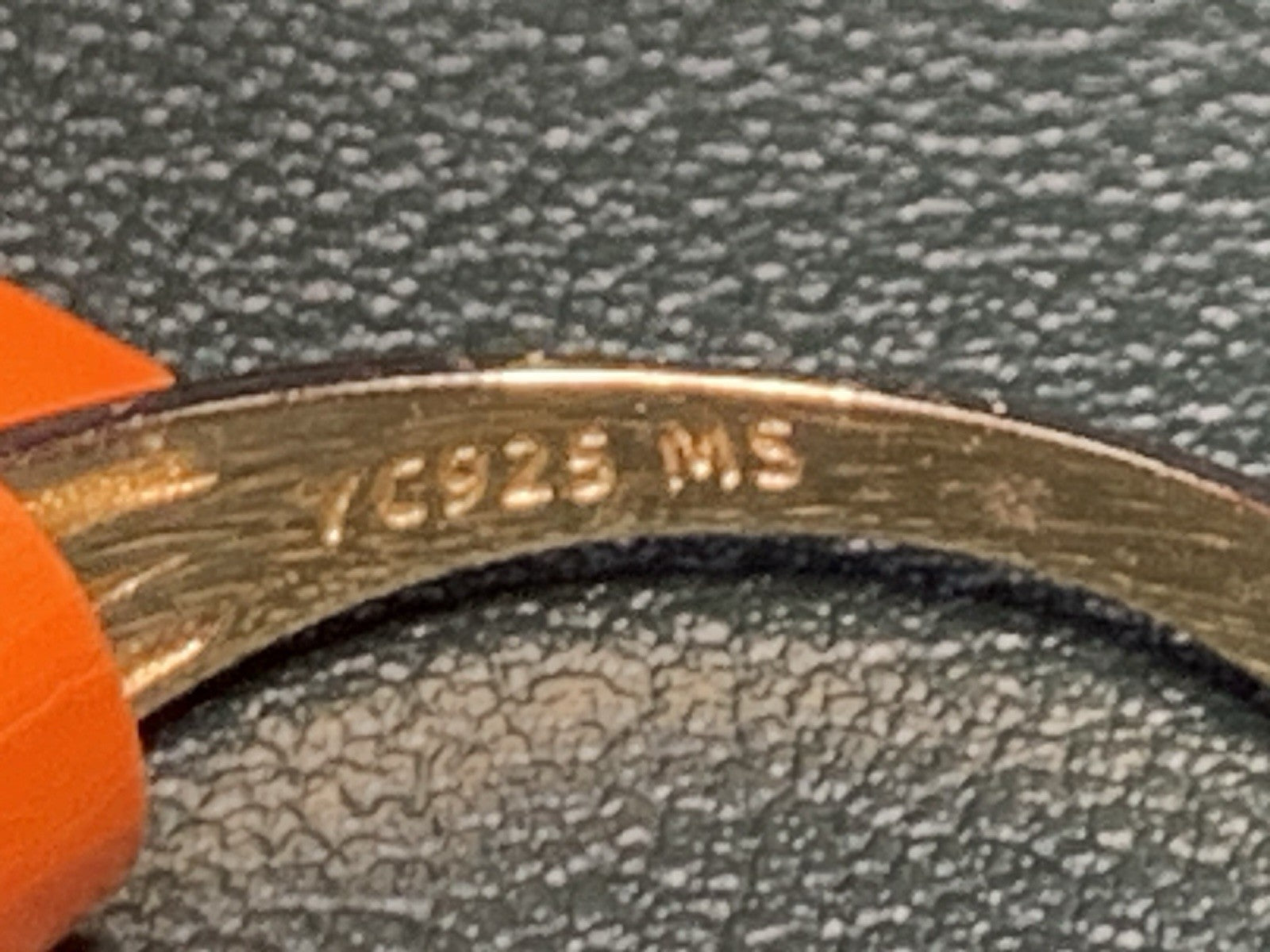 Men's Sterling Silver Over 18k Gold Vermeil Plated S 10, Man Made Diamonds 1ctw3