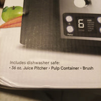 Gourmia Whole Fruit Extraction Juicer with Self Clean.8