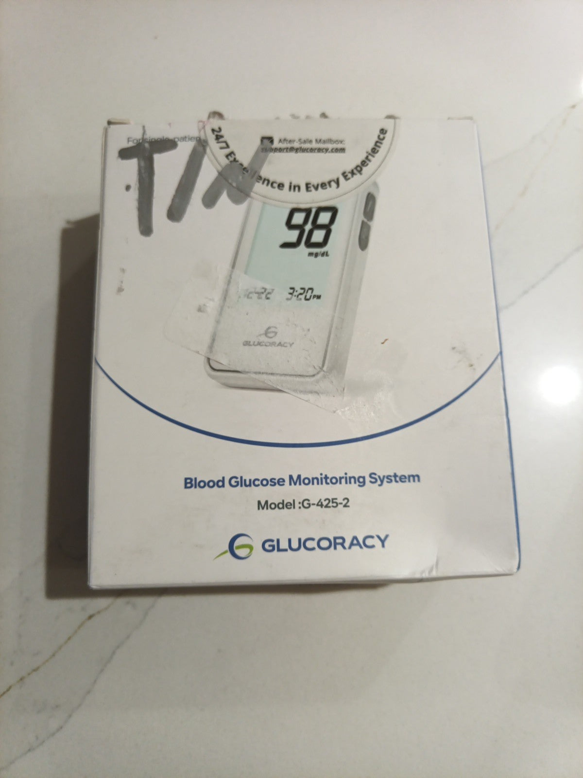 Glucoracy Blood Glucose Monitoring System- Model G-425-2 0