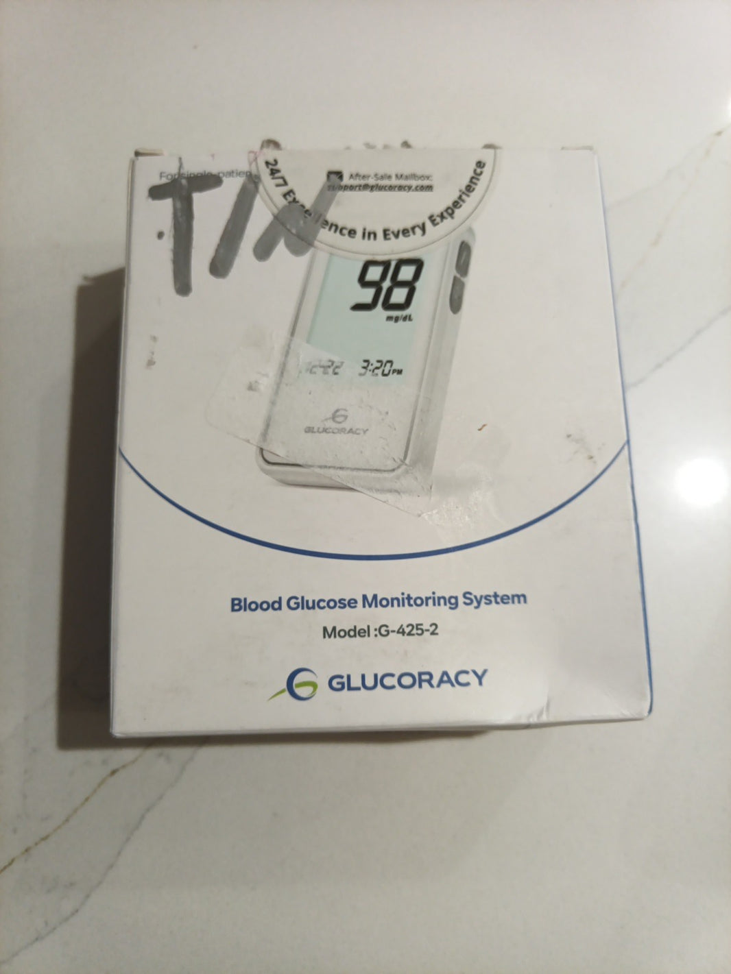 Glucoracy Blood Glucose Monitoring System- Model G-425-2 0