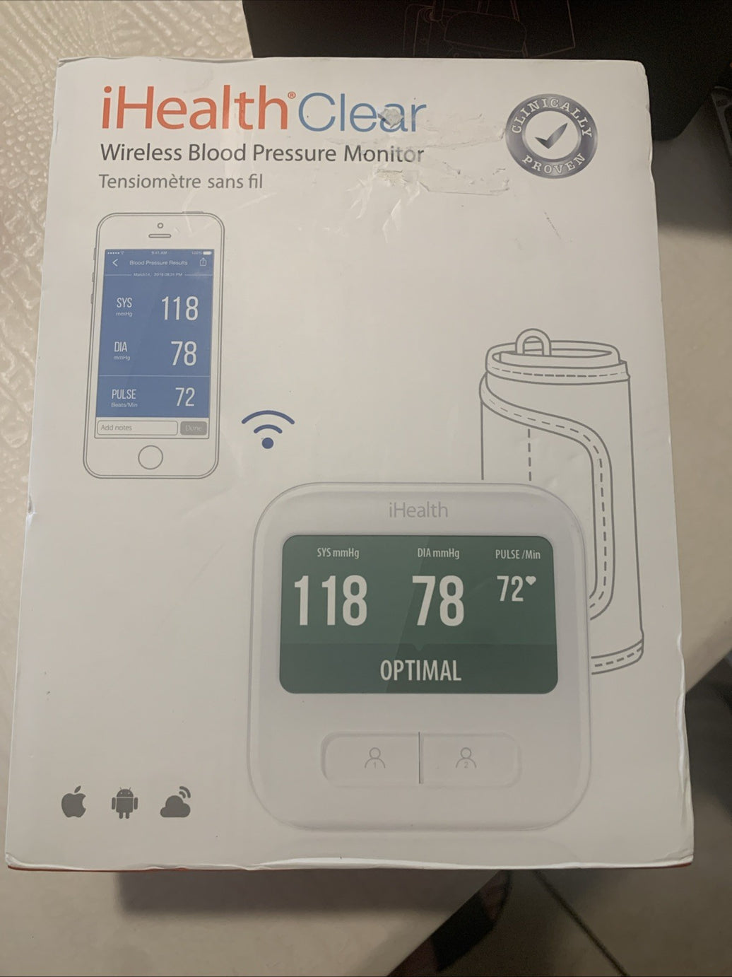 iHealth Wireless Blood Pressure Monitor  with Cuff0