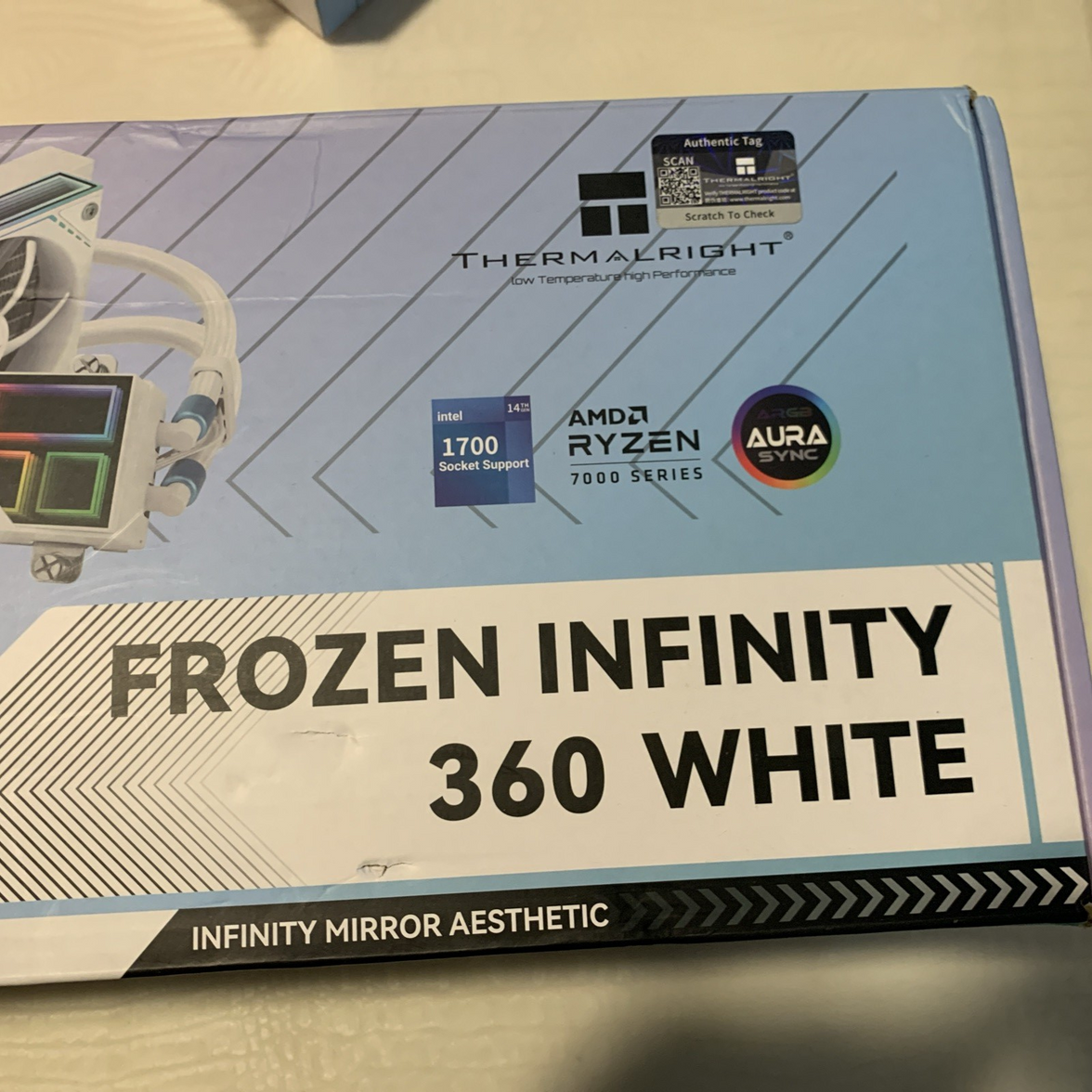 Thermalright FI360 WHITE water-cooled heat sink  need silicon gel2