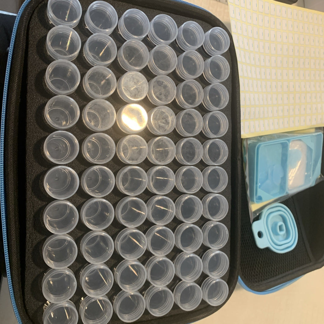 60 Slot Diamond Painting Storage Case for Accessories & Tools Open Box0