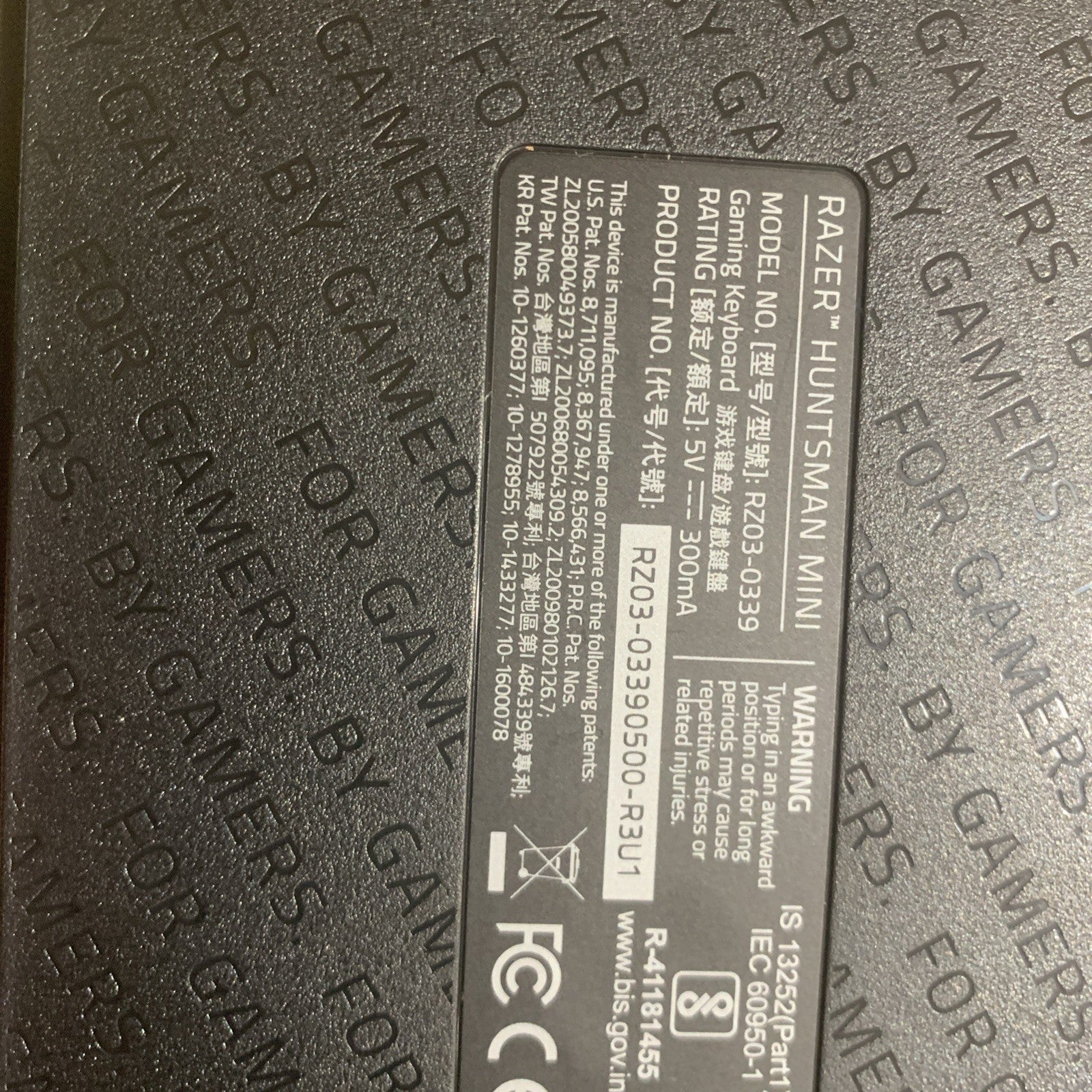 Wired Razer Huntsman Mini Analog18