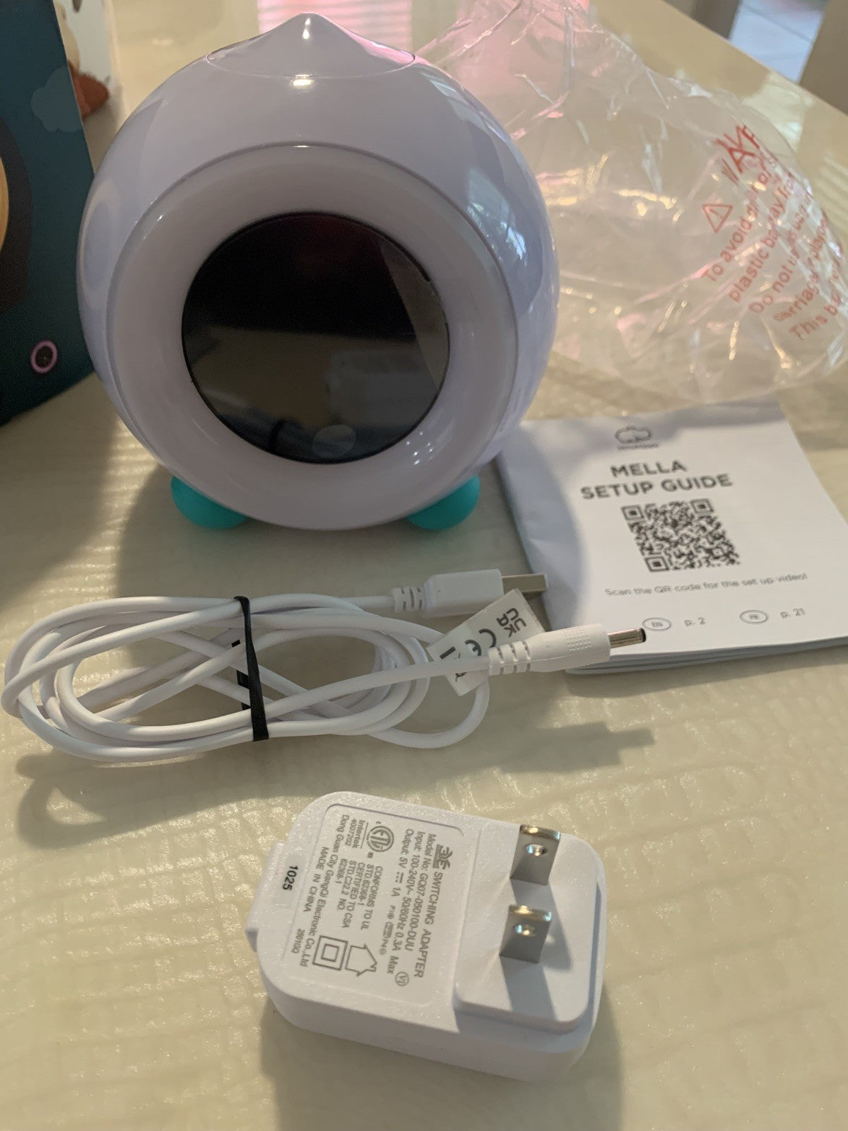 Ready to Rise Children's Trainer, Alarm Clock, Night Light and Sleep Blush white15