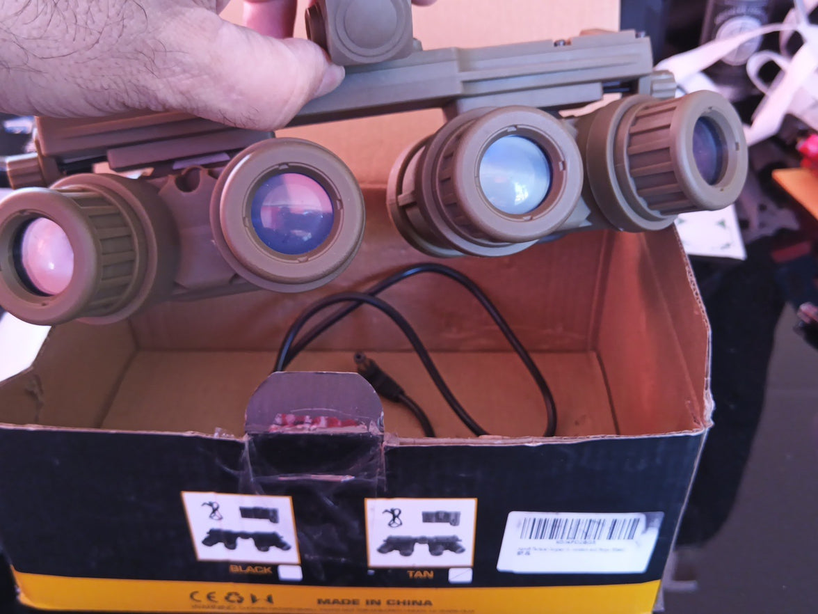 GPNVG 18 Night Vision Goggles Dummy Model with Night Vision Mount, Four-Tube Bin10