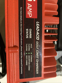 EPOWREY 15 AMP Golf Cart Battery Charger 48 Volt 3-pin Triangular Plug for EZGO2