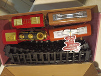 Temi Train Set Electric Steam Locomotive Engine Cargo Car Track Battery Operated7