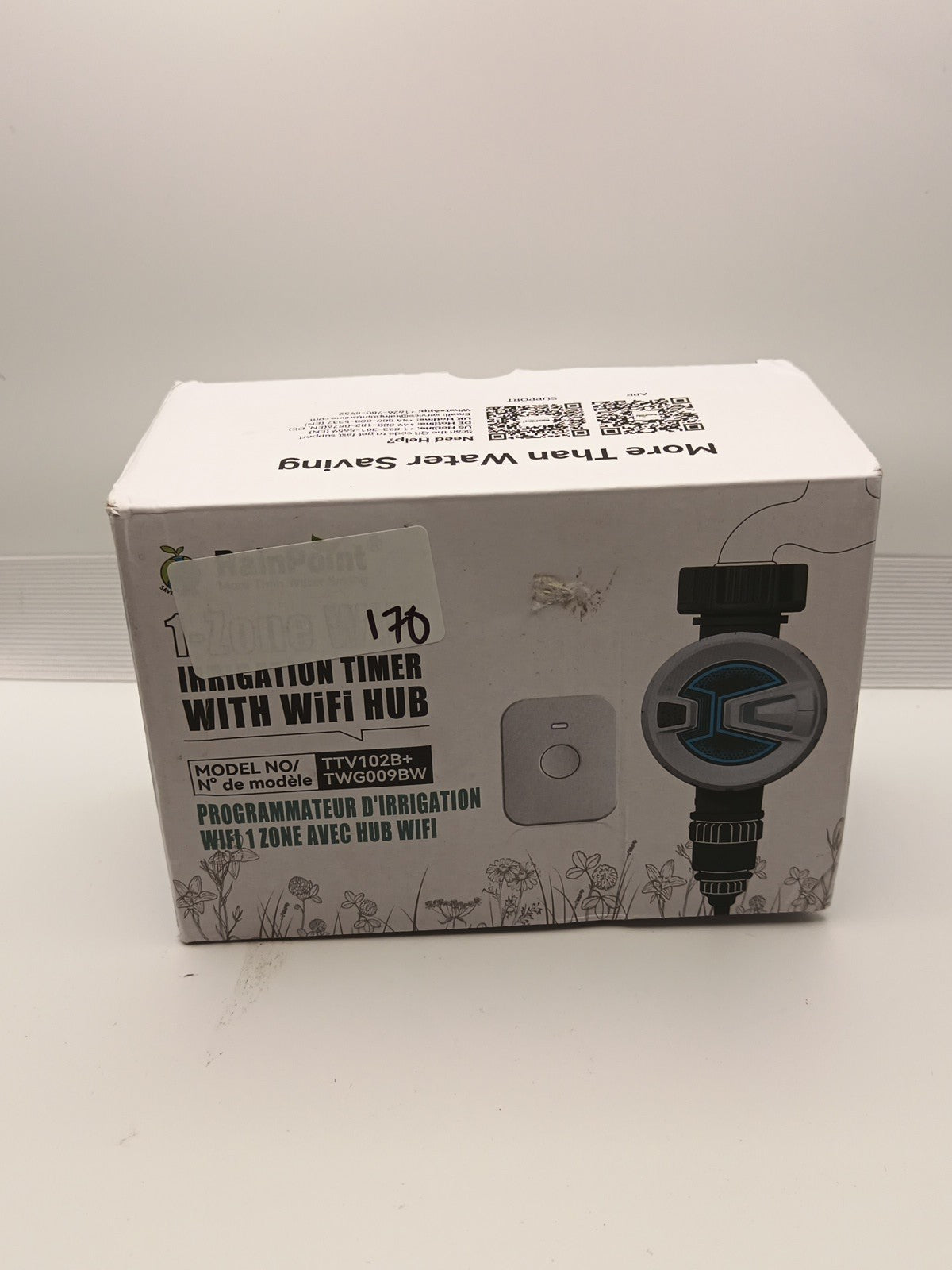 RAINPOINT Sprinkler Timer WiFi Water Timer, Smart Wireless Hose Faucet Timer ...0