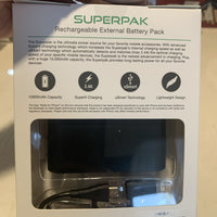 10000mAh Portable Power Bank 2Port Battery Small Size Executive with Charger NEW2