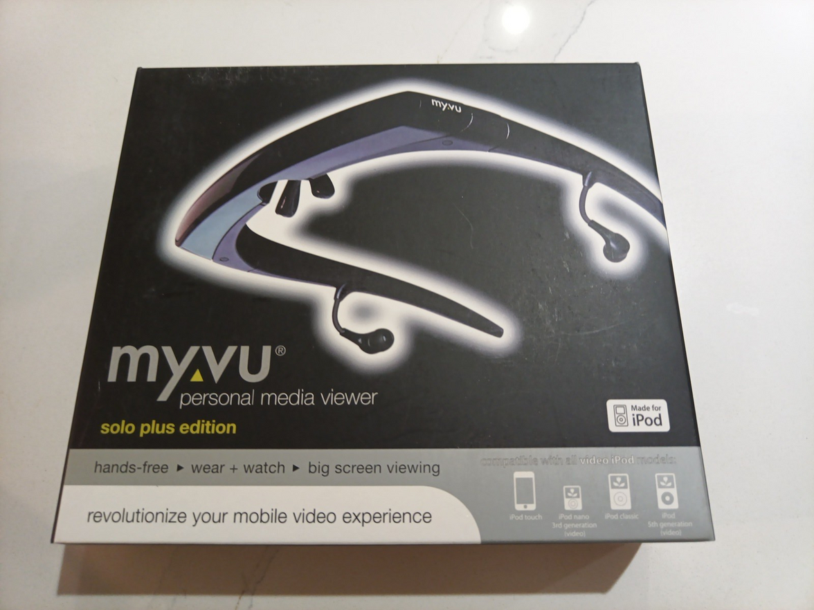 MyVu Personal Media Viewer iPod Glasses Solo Plus Edition 0