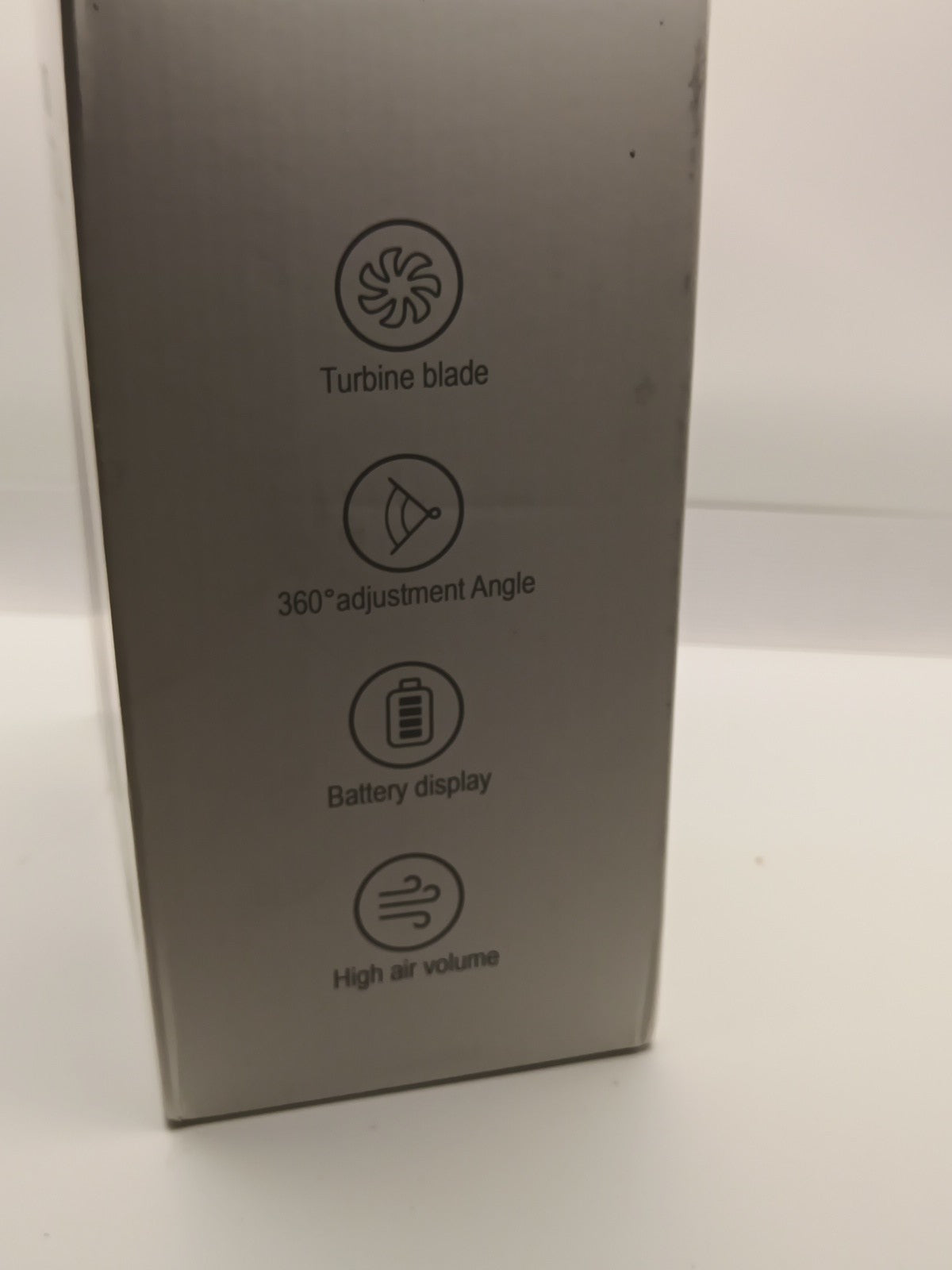 3600Mah Rechargeable Desktop Fan 100 Speed Angle Adjustable Portable Fan with To1