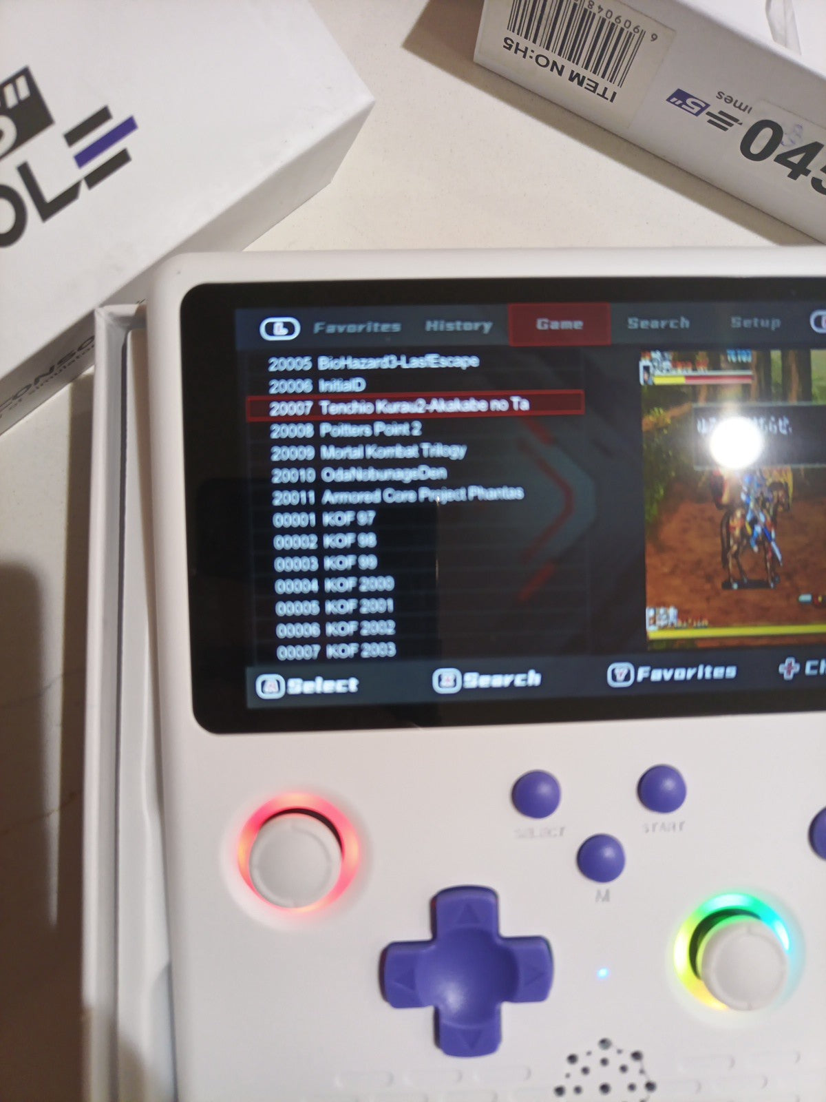 H5 5.0" HD IPS Screen Open Source Linux System Retro Handheld Video Game Console6