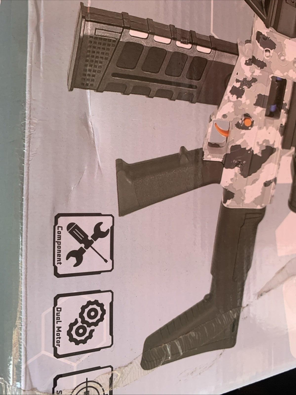 Toy Guns with Full Auto & Manual,M416 Foam Gun for Boys4