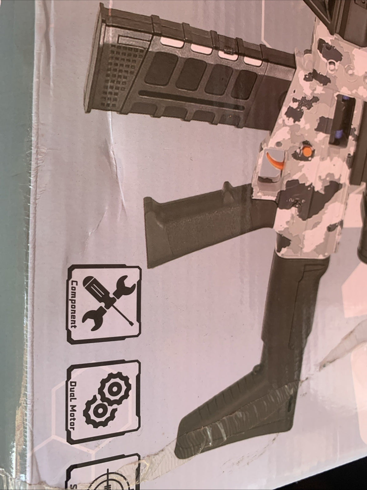 Toy Guns with Full Auto & Manual,M416 Foam Gun for Boys4