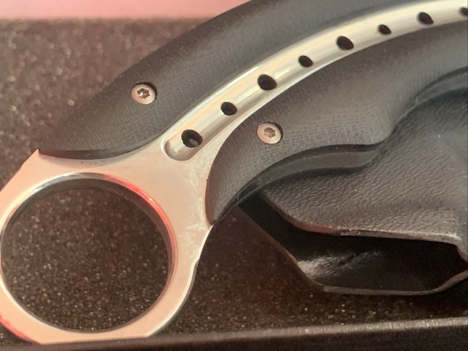 Karambit Claw Fixed Blade Knife FULL TANG Survival Hunting with Kydex Sheath6