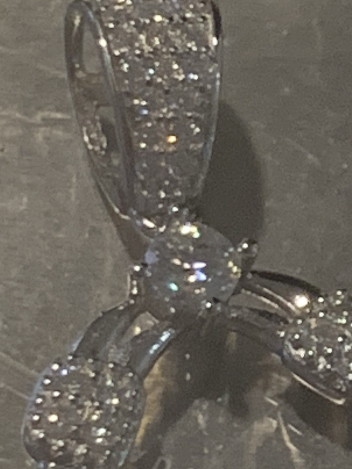 SCORPION CHARM | 3 CTW VVS D MOISSANITE Solid Sterling Silver 925. Weight .36 Oz23