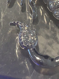 SCORPION CHARM | 3 CTW VVS D MOISSANITE Solid Sterling Silver 925. Weight .36 Oz19