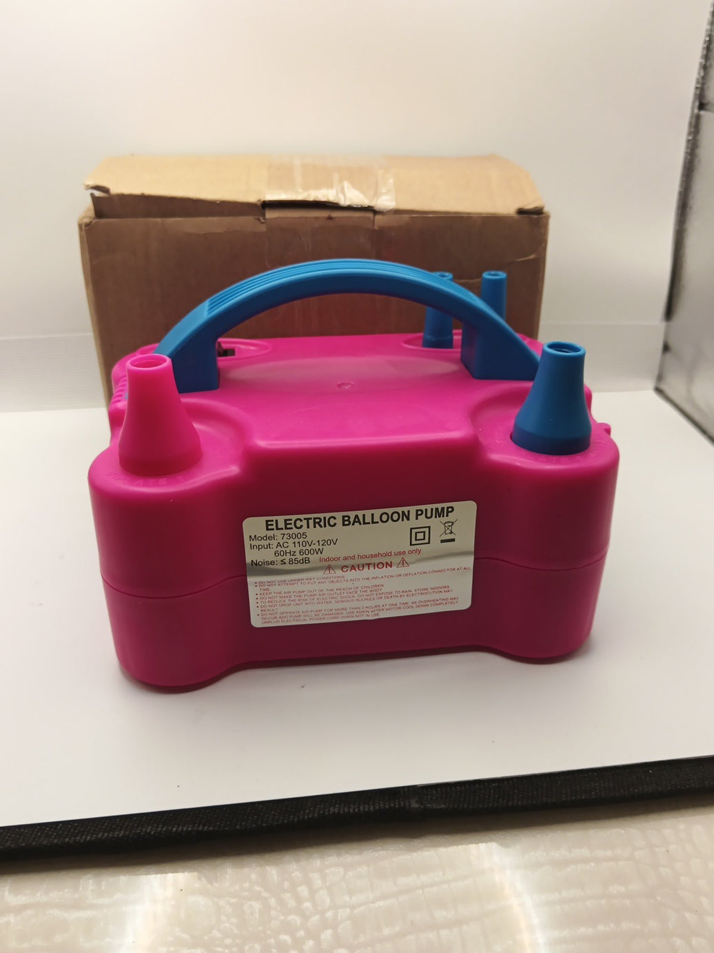 Inflatable Electric Balloon Pump Double Hole Electric Air Ballon Inflator Pump0