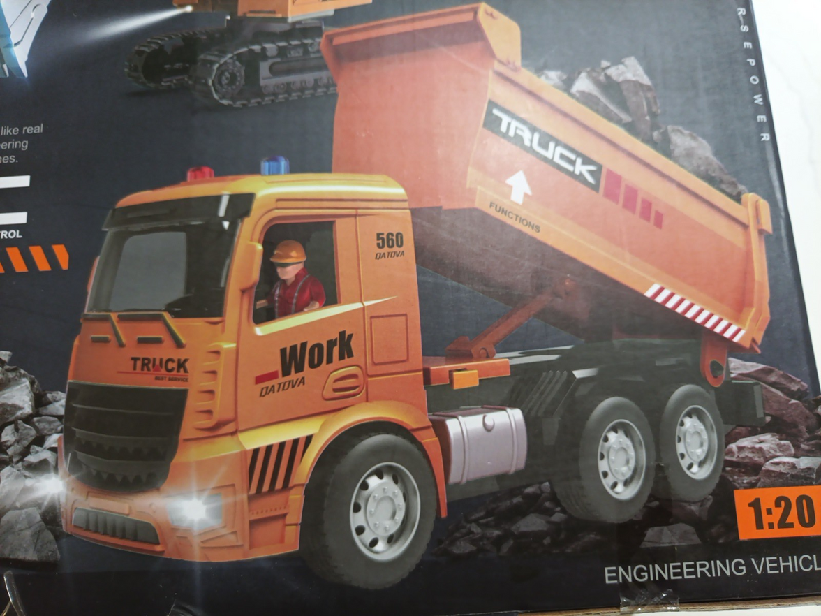 Model Engineering 2 IN 1 Architectural Creator RC Dump Truck & Excavator NEW2