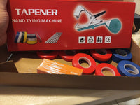 Plant Tying Machine, Lightweight Gun 20 Rolls Tape 1000 Staples Vine Garden Farm1