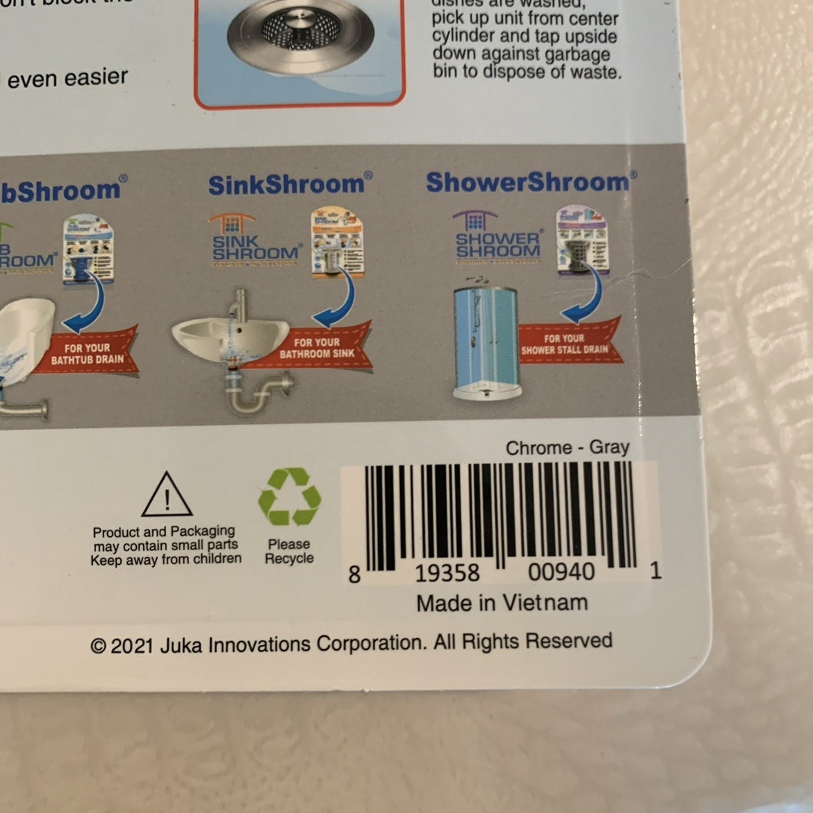 Kitchen SinkShroom® Revolutionary  Anti-Clog KITCHEN SINK STRAINER *NEW*6