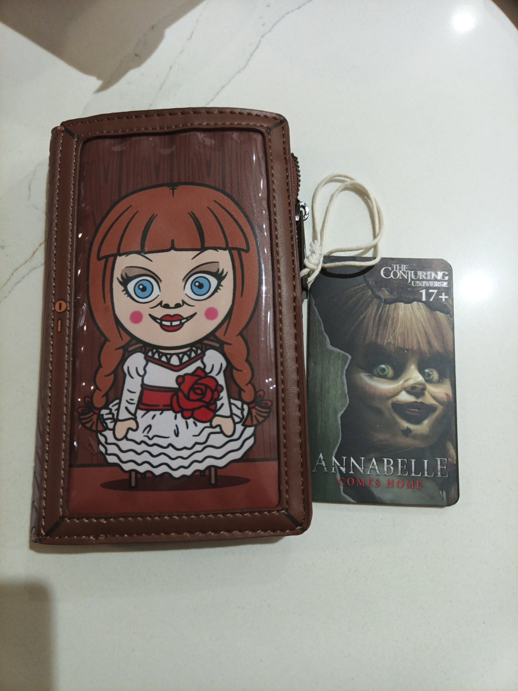 Loungefly Warner Brothers Annabelle Cosplay Bifold Wallet0