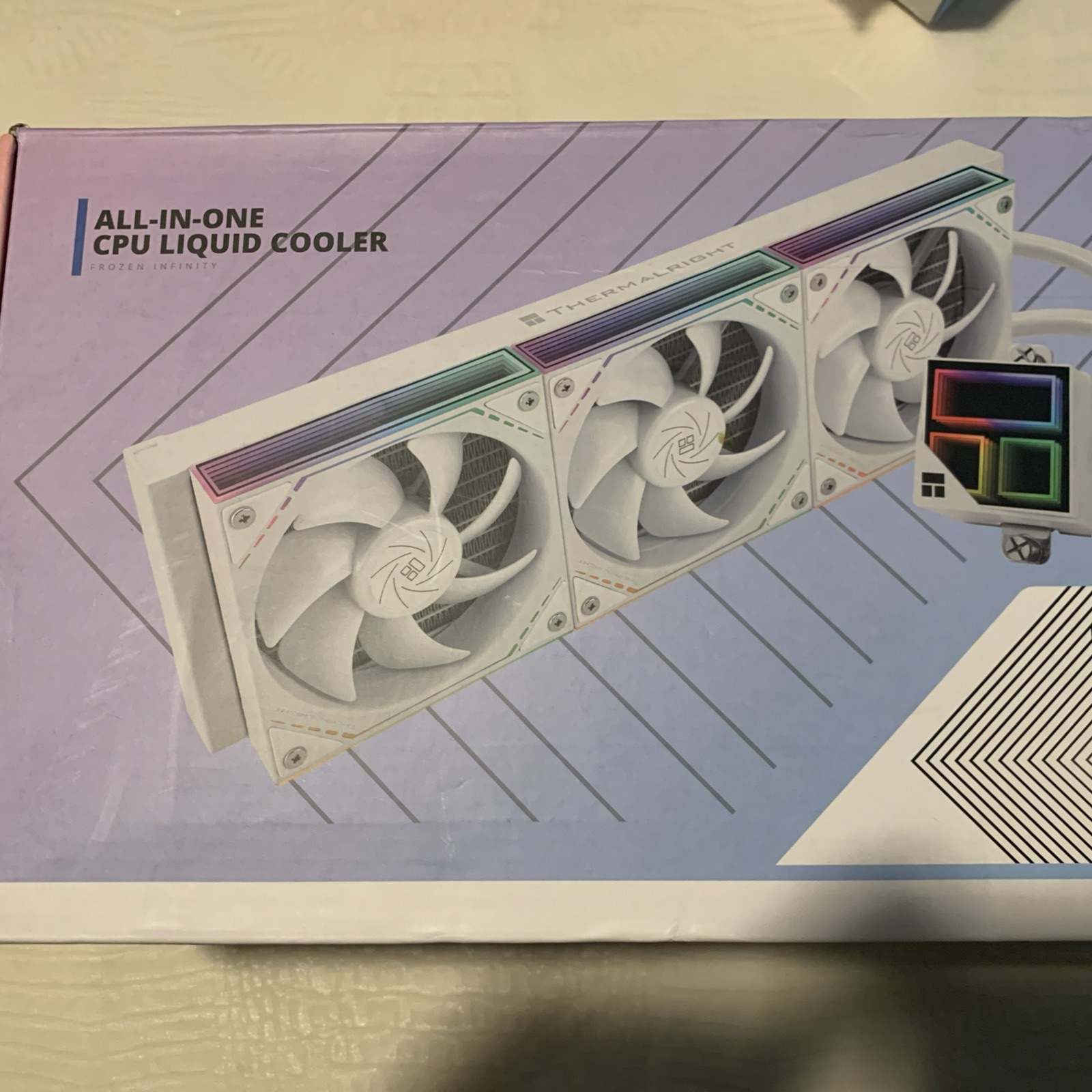 Thermalright FI360 WHITE water-cooled heat sink  need silicon gel1