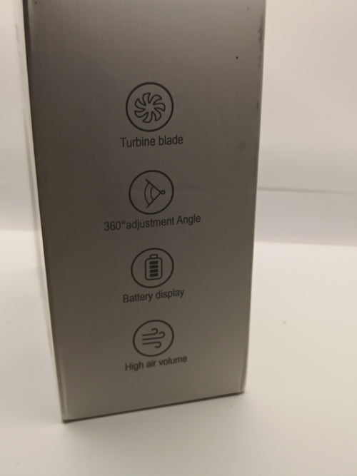 3600Mah Rechargeable Desktop Fan 100 Speed Angle Adjustable Portable Fan with To1