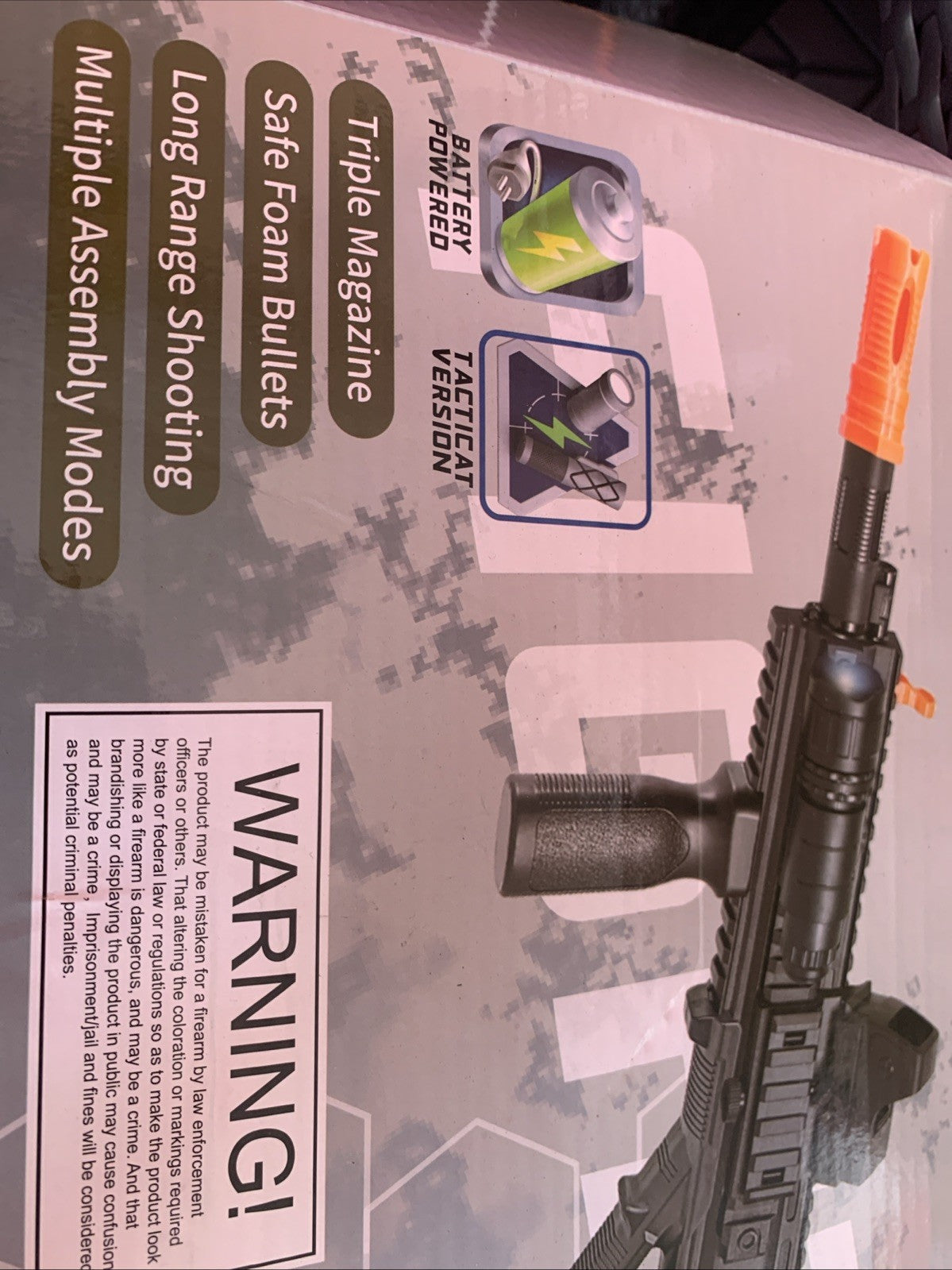Toy Guns with Full Auto & Manual,M416 Foam Gun for Boys1