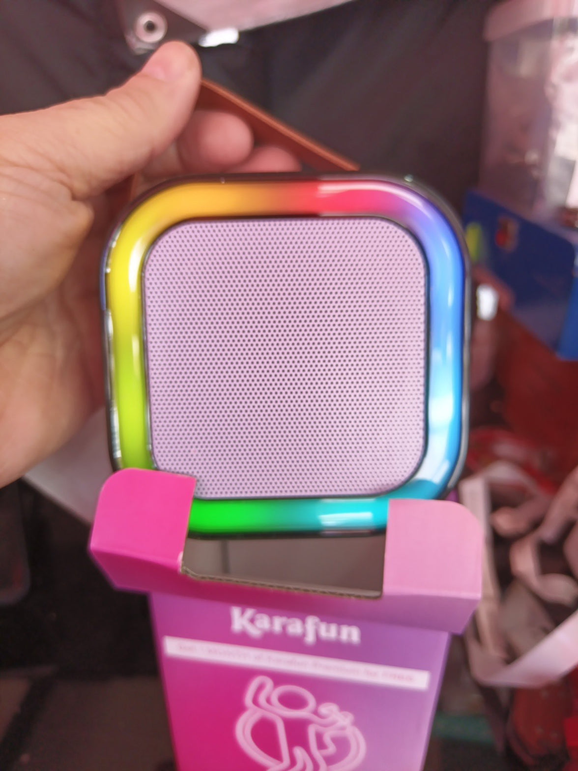 IROO Mini Karaoke Machine with 2 Wireless Mics, Bluetooth Speaker – Fun for Kids7