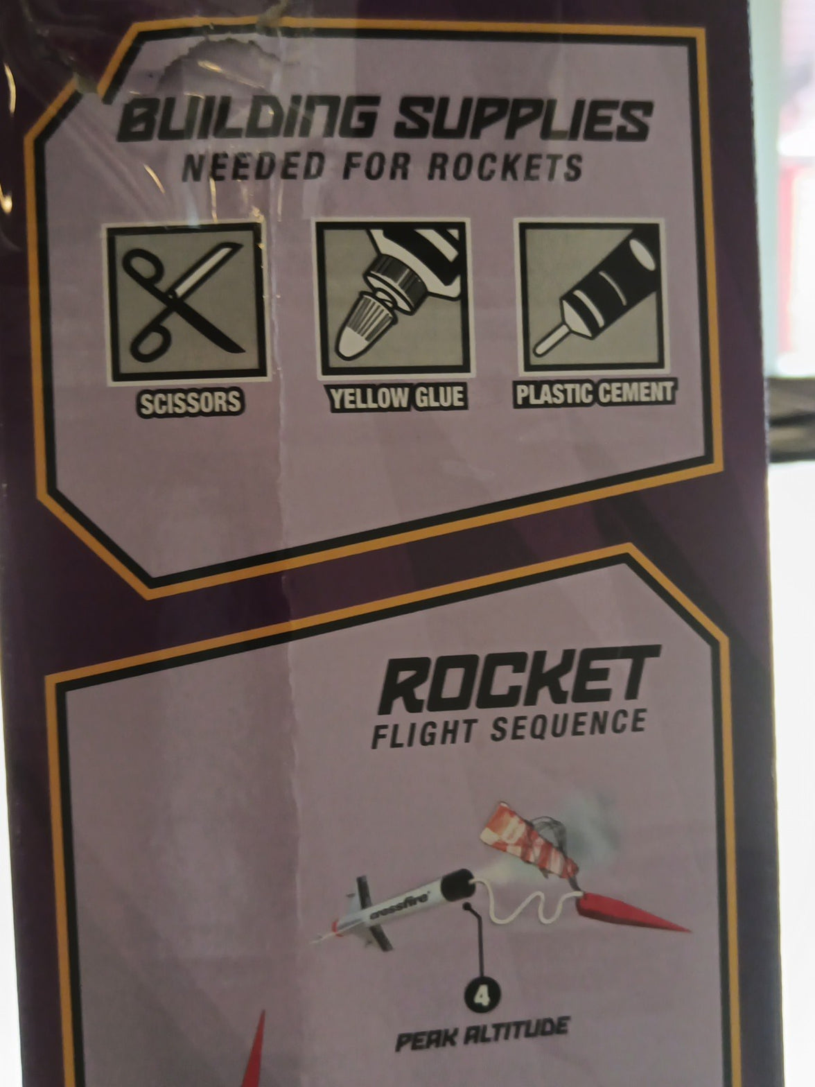 ESTES TANDEM-X FLYING MODEL ROCKET KIT #146912