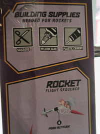 ESTES TANDEM-X FLYING MODEL ROCKET KIT #146912